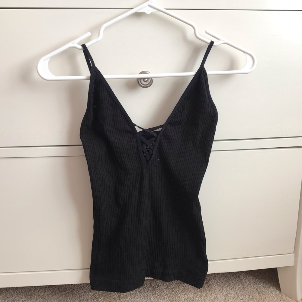Free People Black Tank Top